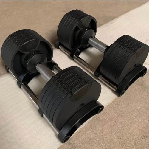 20,32kg Adjustable Dumbbells Mens Home Smart Quick Adjusting Dumbbells Gym Kettlebell Adjusting Dumbbells Set Workout Weights