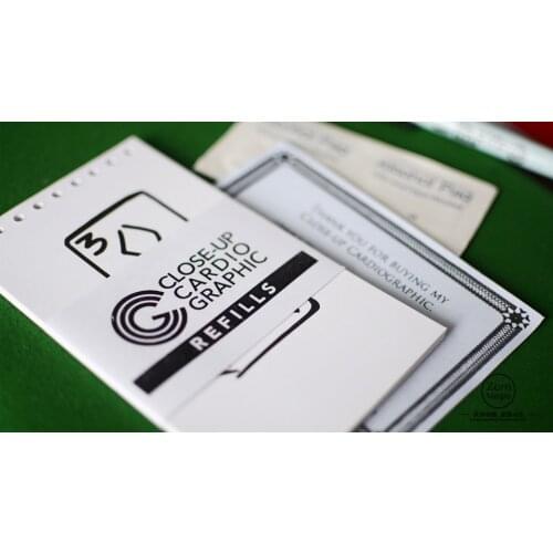 Free shipping Cardiographic by Martin Lewis -Magic Tricks Magician Close Up Street Illusions Props Fun gimmicks Classic Magia