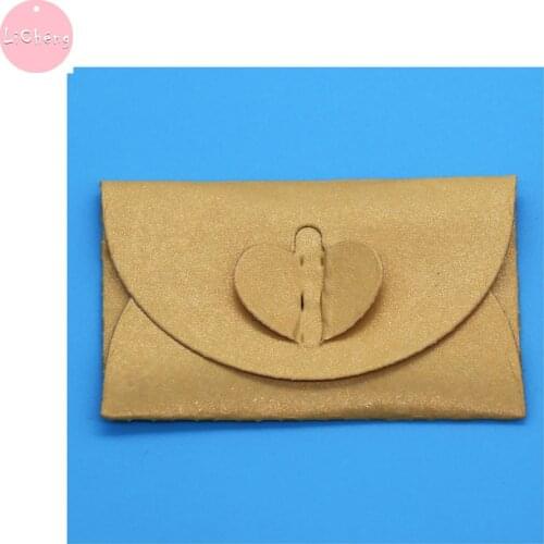 Heart Envelope Slimline Card Dies Birthday Gift for DIY Scrapbook Paper Cards Embossed Decorative Metal Craft Stencil Dies