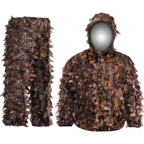 TPRPST invisibility camouflage suit clothes ghillie suit hunter sniper airsoft 3d leaf military hunting clothing men woman