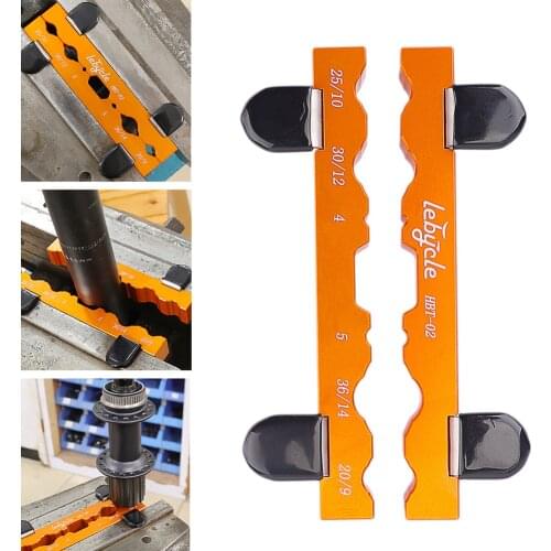 13cm Magnetic Vise Insert Jaw Anti-Scratch Bike Pedal Hub Maintenance Chain Wheel Removal Tool Axle Spindle Vise Jaw Repair Tool