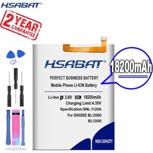 New Arrival [ HSABAT ] 17600mAh Replacement Battery Use for DOOGEE BL12000 / BL12000 Pro