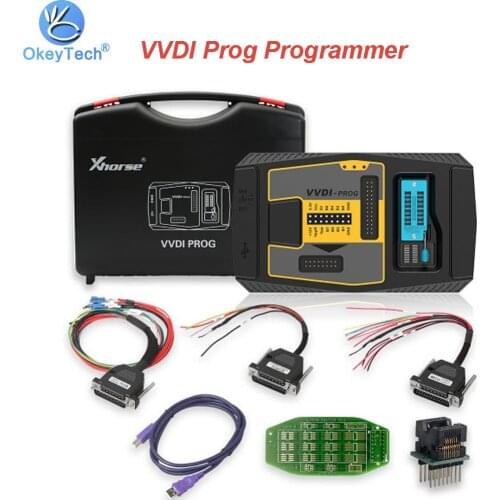 OkeyTech Original Xhorse VVDI PROG Programmer V5.0.2 VVDI Programmer Auto Key Tool PCF79XX Adapter For BMW ISN Read Function
