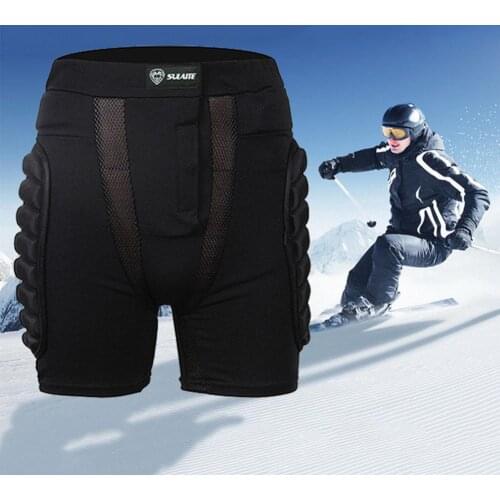 Motocross Shorts Skateboard Skiing Racing Trousers Sports Protective Gear Body Armor Skiing & Snowboarding Black Skiing Pants