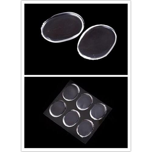 6 PCS/Set Silicone Heels Rubbing Cushion Pads Foot Care Insoles Insert Anti Slip Gel Pads Forefoot Protector Foot Care Tool