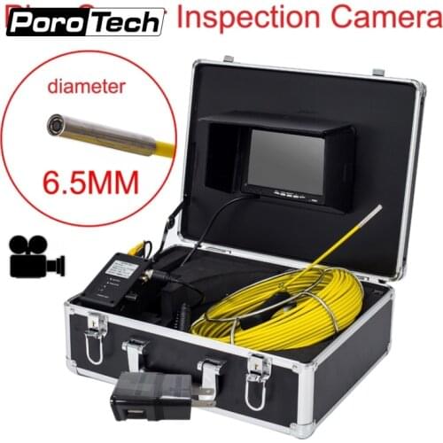 30m 6.5mm Pipeline Inspection System Industrial Equipment Waterproof Drain Sewer Wall Pipe Camera 7''endoscope Camera WP70