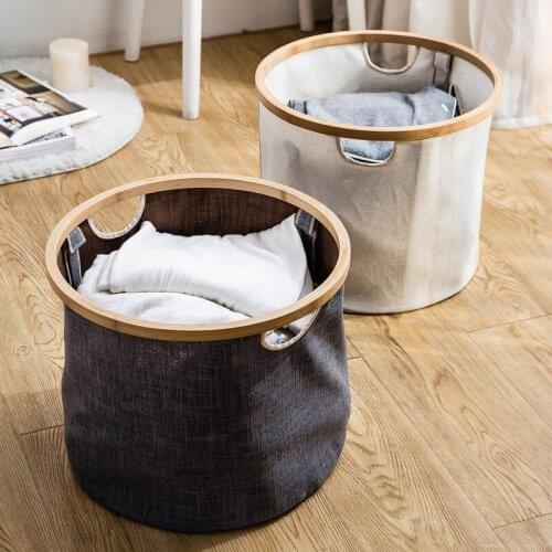 Foldable Fabrics Storage Basket Household Laundry Basket Storage Clothes Toys Sundries Organizer Basket mx12181704