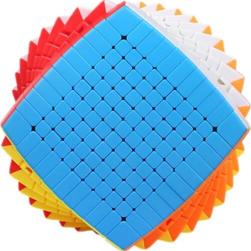 Shengshou 11x11x11 Magic Speed Cube Stickerless 85mm sengso 11x11 Cubo Magico high level Toys for Children