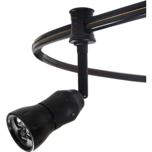 Cree COB LED Track Light Dimmable focusable Spotlight Adjustable LED monorail track light for commercial museum lighting