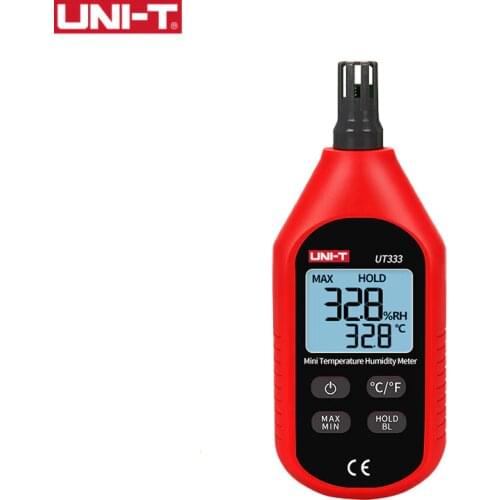 UNI-T UT333 UT333BT Mini Temperature Humidity Meter Indoor Outdoor Hygrometer Overload Indication LCD Backlight Hygromet