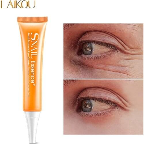 Snail Anti-Aging Eye Cream Remove Dark Circles Puffiness Lighten Fine Lines Whitening Moisturizing Eye Care Korean Cosmetics 30g