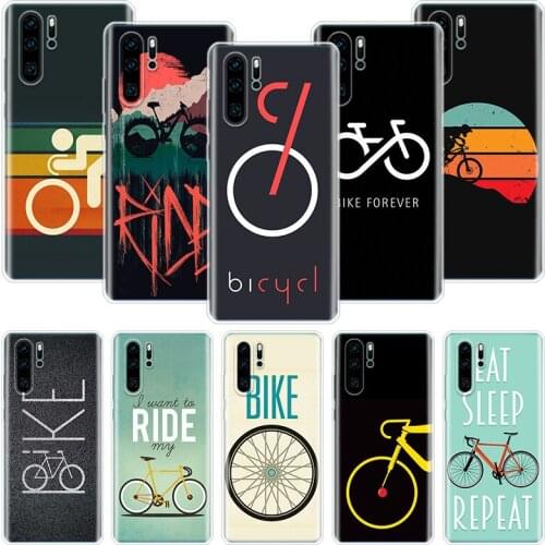 Bicycle Bike Sport Phone Case For Huawei Honor 10 9 20 9X 8A 8X 8S 7A 7X Lite Pro 10i 20i Y5 Y6 Y7 Y9 2019 Cover Coque