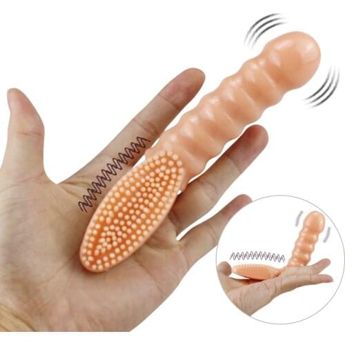 Finger Vibrators G-spot Clitoris/vaginal Stimulation Sex Toys For Woman Brush Vibrating Finger Sleeve Adult Game Sex Product