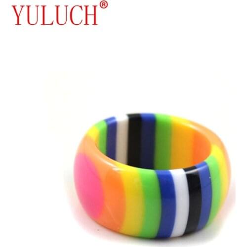 YULUCH2018 New Sweet and Colorful Fashion Rings for Girls Jewelry Accessories Gifts Lovers Special Rings