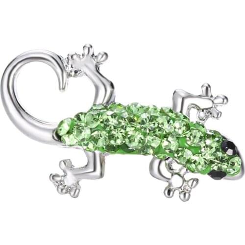 Snap Jewelry 5PCS "Gecko" Shaped snap button charms Fit Snap Button Bracelet and Button Pendant DelicateLSSN07*5