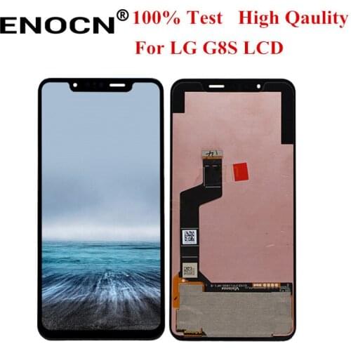 For 6.2" LG G8S ThinQ LCD Display + Touch Panel Digitizer Assembly For LG G8S ThinQ Display With Frame/NO Frame Both Repair Par