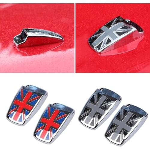 1pair UK Design Style Car Window Wiper Washer Spray Nozzle Covers For MINI Cooper R55 R56 R57 R58 R59 F56 F55