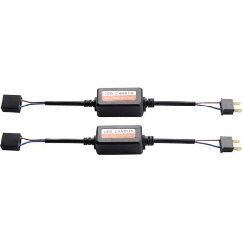 1 Pair H7 LED Car Headlight Bulb Canbus Decoders Error Free Anti Flicker Resistor Flash Canceller Car LED Canbus Decoder