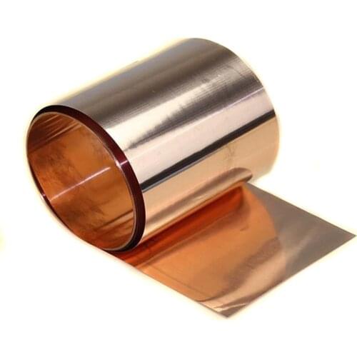 1pc New 0.1*100*1000mm 33ft 39" 99.9% Pure Copper Cut Metal Sheet Foil Roll Tape