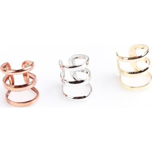 1PCS Punk Hollow U Shape Clip Earrings Non Pierced Ear Bone Ear Earring For Women And Men Jewelry