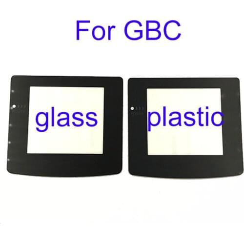 10pcs Plastic Glass Lens for GBC Screen Glass Lens for Gameboy Color Lens Protector W/ Adhensive