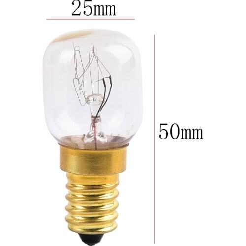 220v-240v High Temperature 15w 25w E14 Oven Toaster Steam Light Bulbs Cooker Hood Lamps 10V UV Bulb Ultraviolet 3W Light Lamp