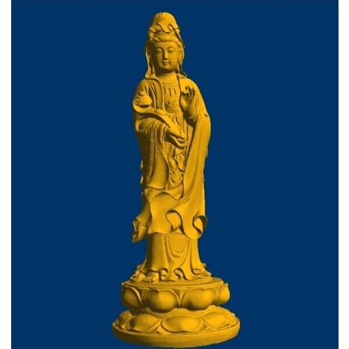 3D Model relief for cnc in STL format Goddess Of Mercy_2