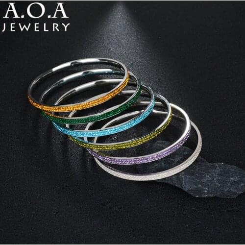 Top Quality Classical Crystal Round Bracelets Stainless Steel 12 Birthday Stone Colors Bracelets For Women Pulsera