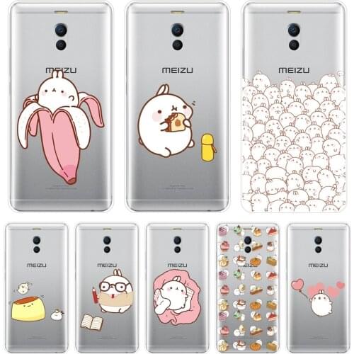 Case For Meizu M2 M3 M3S M5 M5C M5S M6 M6S M6T Kawaii Cute Rabbit Silicone Soft Back Cover For Meizu M6 M5 M3 M2 Note Phone Case