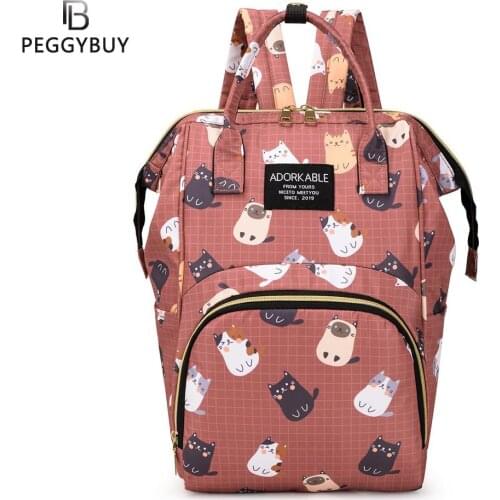 Baby Diaper Storage Bag Large Capacity Waterproof Nappy Bag Kits Mummy Maternity Travel Backpack Nursing Handbag