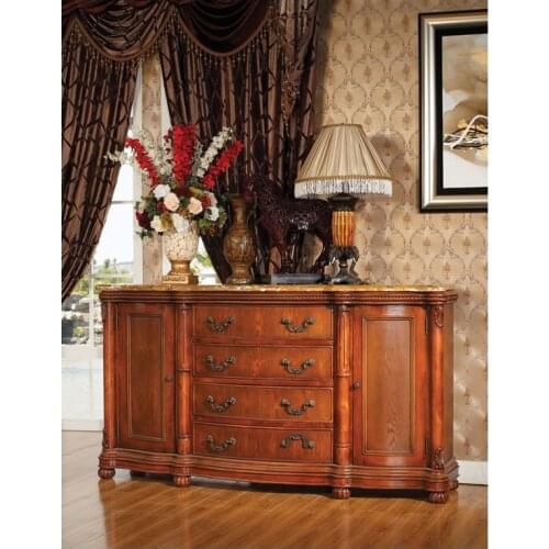 European wooden furniture side cabinet China cabinet for dining room furniture Gabinete lateral para muebles de comedor GH162