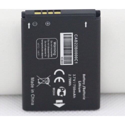 ISUNOO 5pcs/lot Battery For ALCATEL OT-2012D For Alcatel One Touch 103 103A 105 105A CAB3010010C1 CAB30M0000C1 CAB22B0000C1