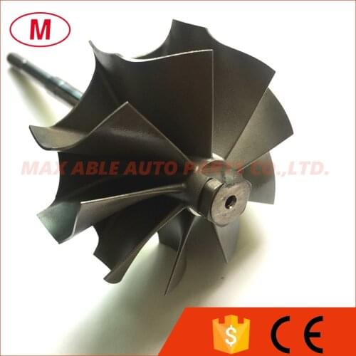 GT3582R/GT35R/GT3582/GTX3582 62.35X68mm 9 blades Ceramic ball bearing Turbo turbine shaft/turbine wheel for turbocharger