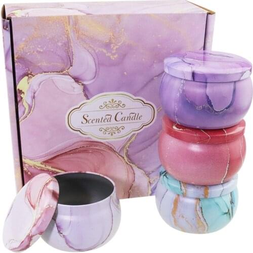 Candle Tin Jars DIY Candle Making Kit Empty Metal Candle Tin Jars Container with Lids Holder Storage Case for Dry Storage Spices