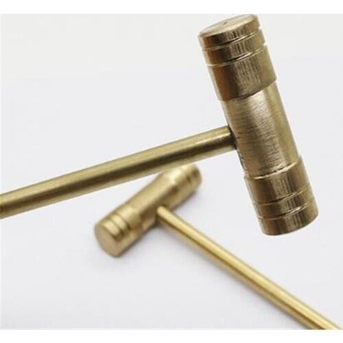 Brass Hammer Solid Brass Precision Watch Repair Small Copper Hammer Hand Tools Maintenance Supplies