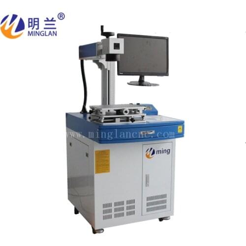 MINGLAN High Quality CNC Fiber Laser Marking Machine for metal and un-metal 20W