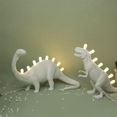 Animal Resin Model Nightstand Lamp Dinosaur Table Lamps for Bedroom bed lamp LED Indoor Home Deco Table Lights for Living Room