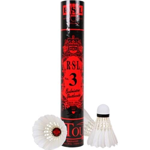 Genuine Rsl Badminton Shuttlecock No.3 No.4 No.5 No.6 No.7 High Quality Duck Feather Shuttlecock Badminton Ball