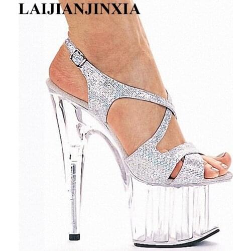 New Girls wedding shoes 15cm sexy super high heels Korean version of sexy girl shoes with the style of the bride Dance Shoes