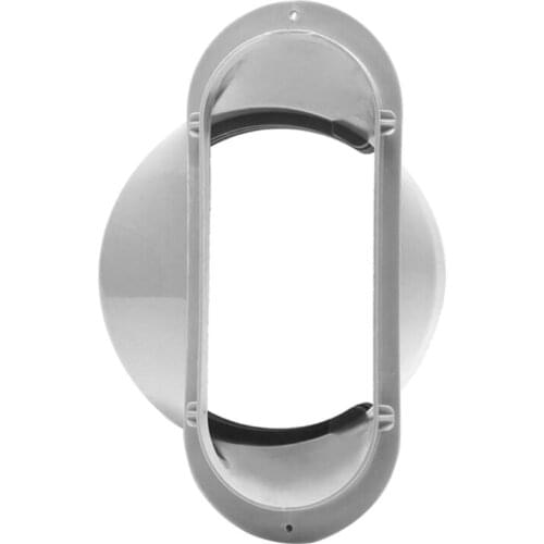 Air Conditioning Window Accessories Exhaust Hose Connector for Mobile Air Conditioning Exhaust Hose Flat Nozzle 5.9 Inch N0PF