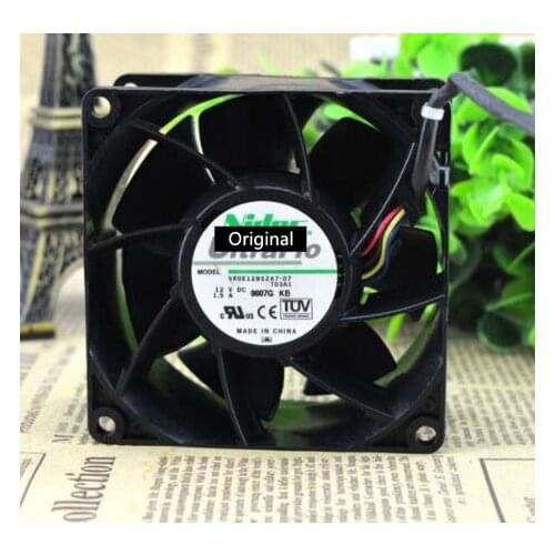 Original 100% working V80E12BS2A7-07 PWM Temperature Control Server Converter Fan 8CM Max Airflow Rate SXDOOL