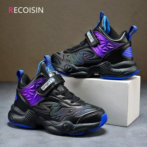 RECOISIN 2021 Autumn Childrens Sneakers Boys Basketball Sports Shoes For Boys Fashion Comfortable Running Kids Shoes Enfant