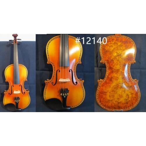 SONG Brand master violin 4/4,brids eye curly maple wood back inlay shell #12140
