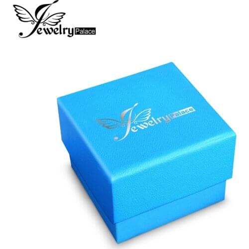 JewelryPalace High Quality Gift Boxes Package Box Two Models Blue Package Paper Box For Gift Necklace Pendant Small Big Box
