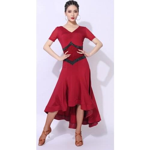 Women Ballroom dress for ballroom dancing tango dance costumes rumba dress waltz Standard Dance Dress Waltz competition dress