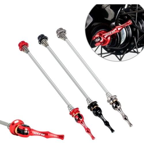 1 Pair Bicycle Quick Release Lightweight Titanium Alloy Mountain Road Bike 100 135/130mm Dual-use Wheel Hub Skewers Bike Parts