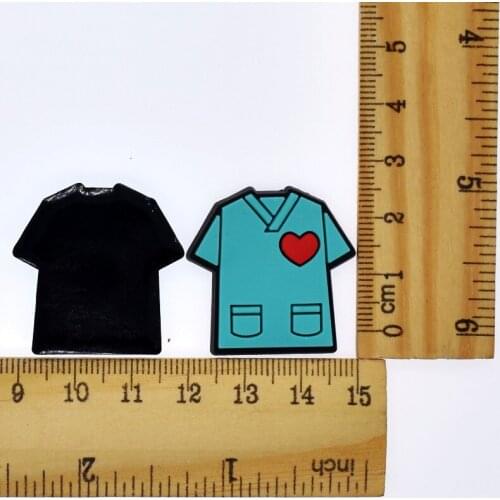 Custom Design Wholesale Cheap 10 PCS/SET Uniform T Shirt Blouse Coat Ball Suit DIY Small Size Buckles Decorations Flat