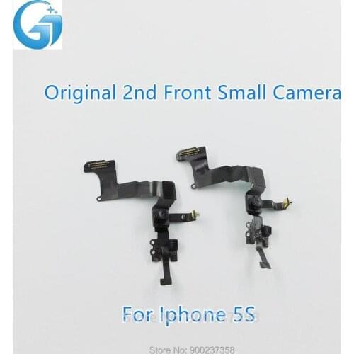 100% Original Small Front Facing Camera Flex Cable For iPhone 5S with Light Proximity Sensor Microphone