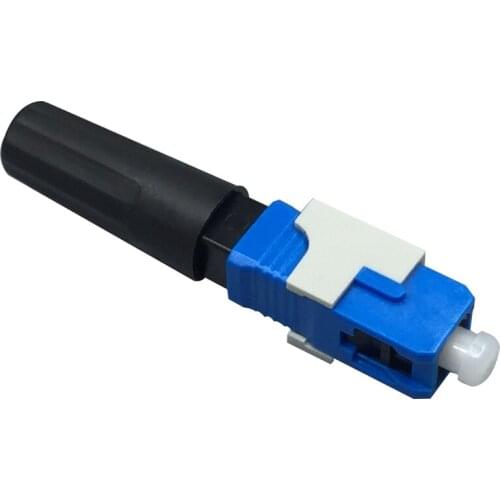 100pcs SC UPC Fiber Optic Quick Connector FTTH Single-Mode Fiber Optic Fast Connector SC quick assembly Connector