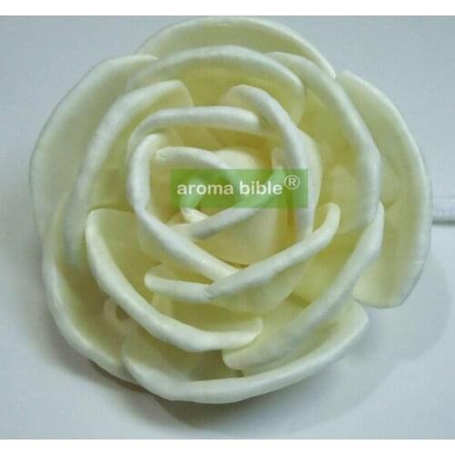 1000 pcs /lot Handmade sola wood flowers for fragrance diffuser and home decor with 12cm Rope or rattan reed sticks Top quality